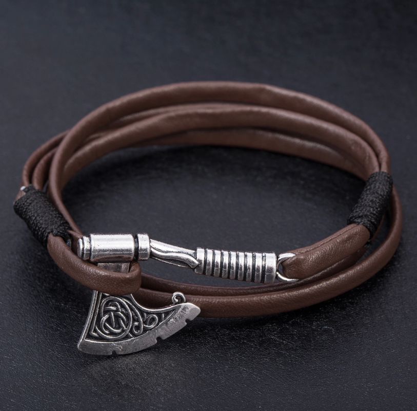 Viking axe bracelet deals